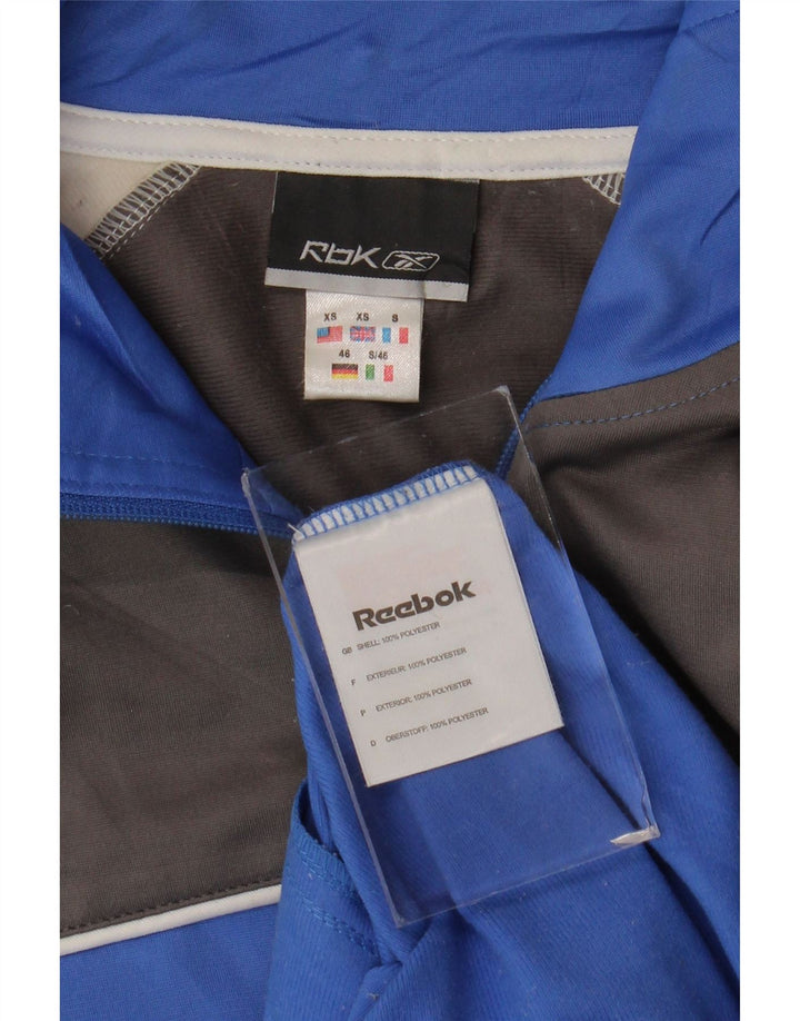 Reebok Træningsdragt til mænd Topjakke XS Blå Colourblock Polyester