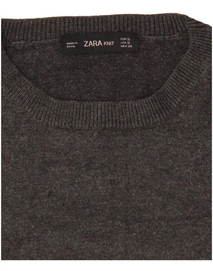 Zara Dame sweater med rund hals DK 8 lille grå