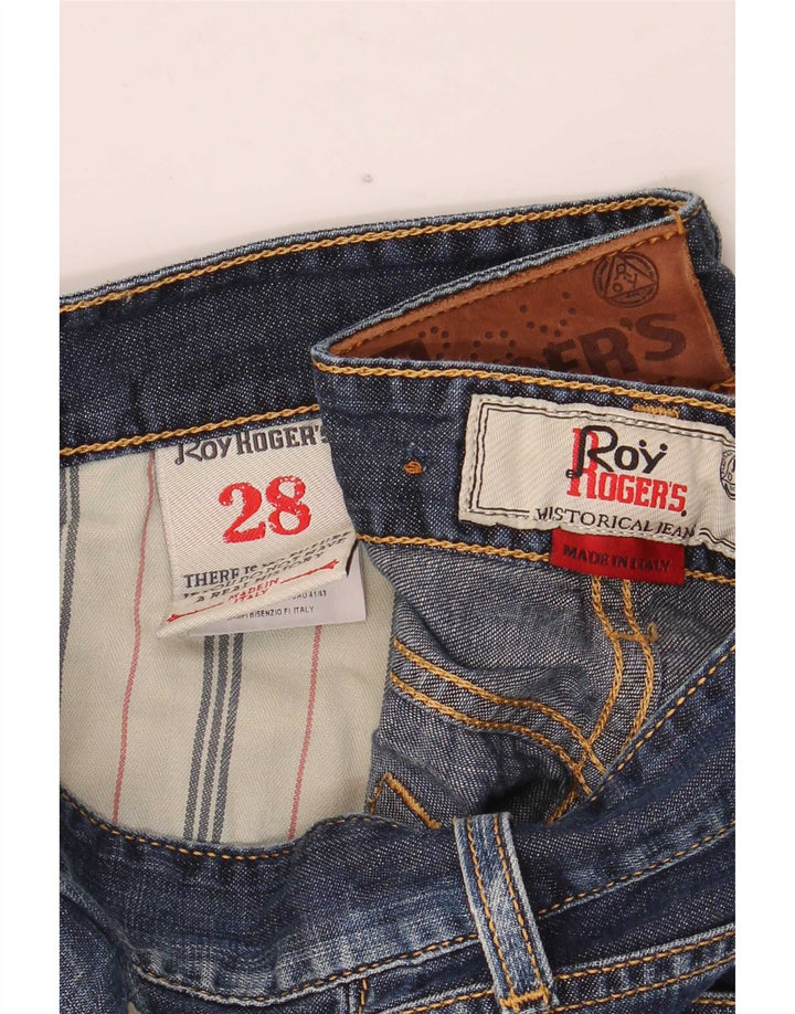 Roy Rogers Dame 529 Denim Shorts Medium W28 Blå Bomuld
