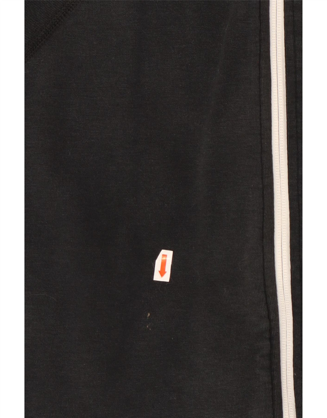 NIKE hættetrøje med lynlås til kvinder UK 16 Stor sort bomuld