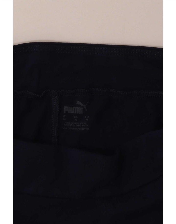 Puma Grafiske Leggings til kvinder UK 12 Mellem marineblå bomuld