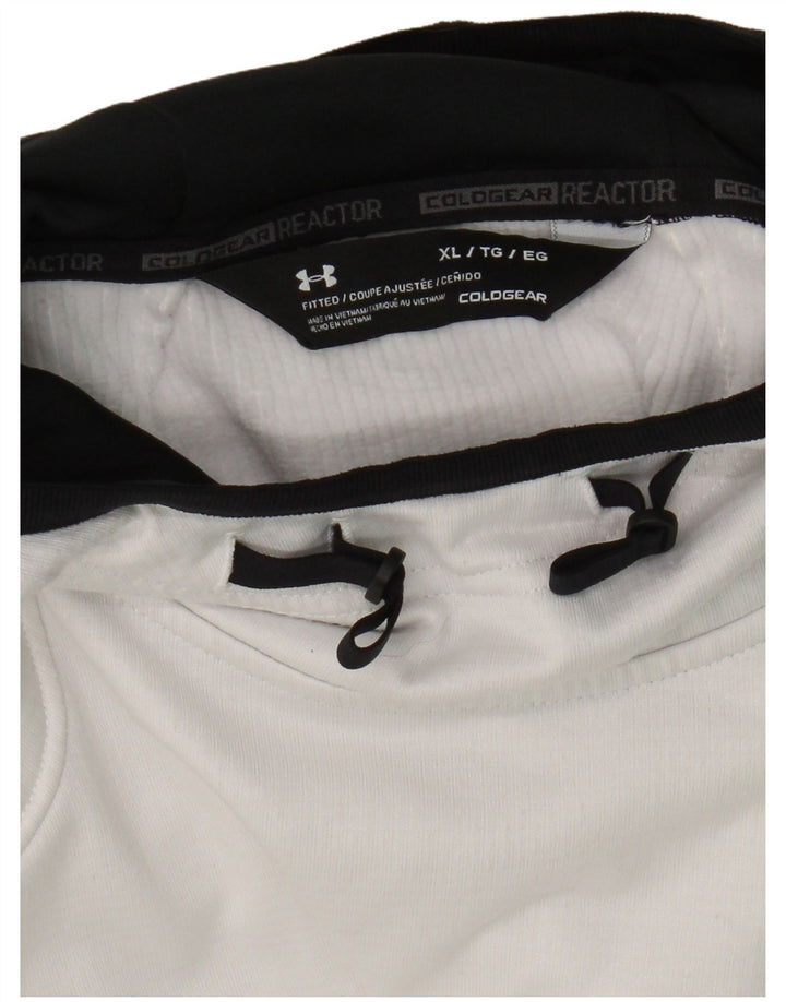 Under Armour Herre Cold Gear Hoodie Jumper XL Hvid