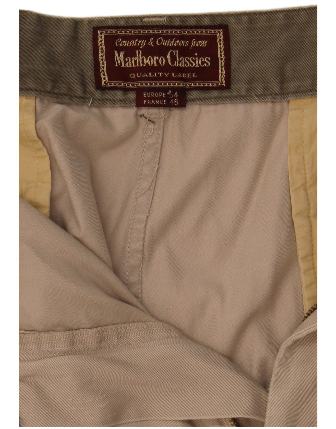 Marlboro Classics Herre Cargo Shorts EU 54 2XL W36 Beige