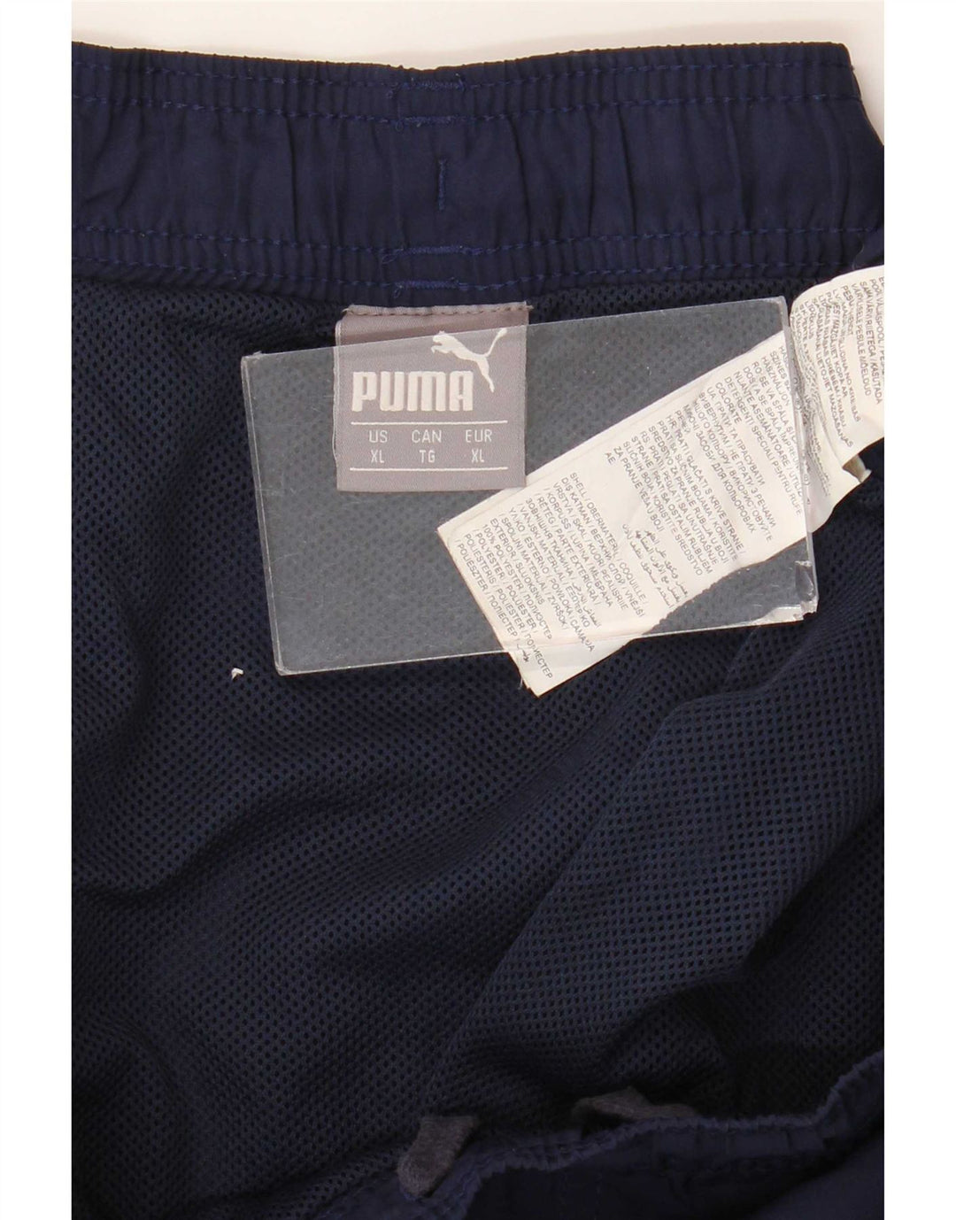 Puma Herre grafiske sportsshorts XL marineblå polyester