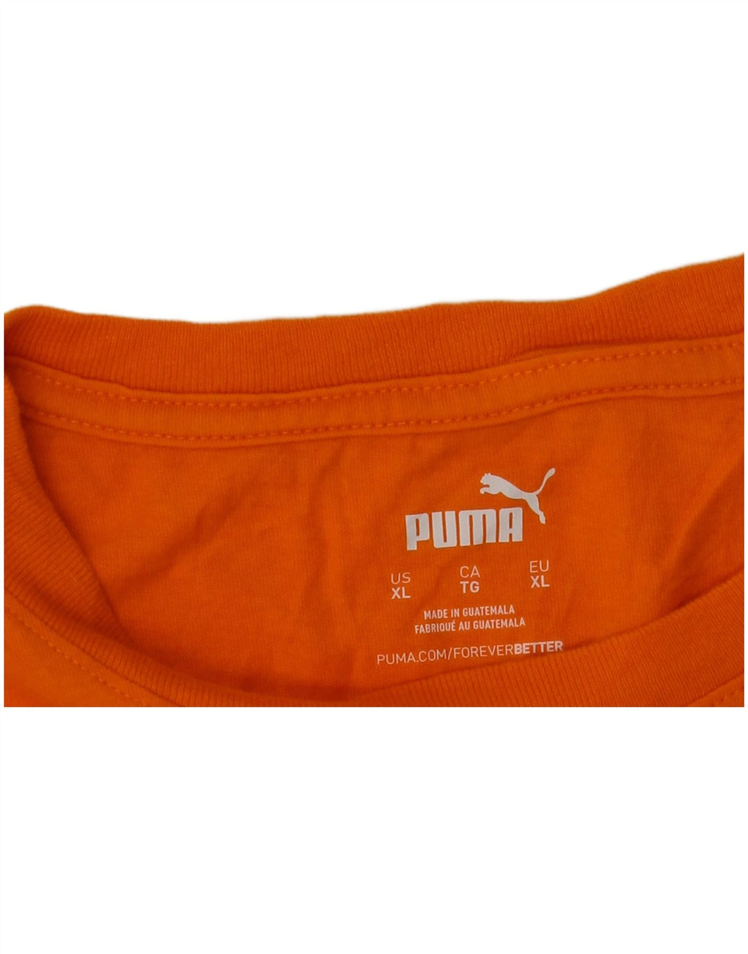 Puma Herre Grafisk T-Shirt Top XL Orange
