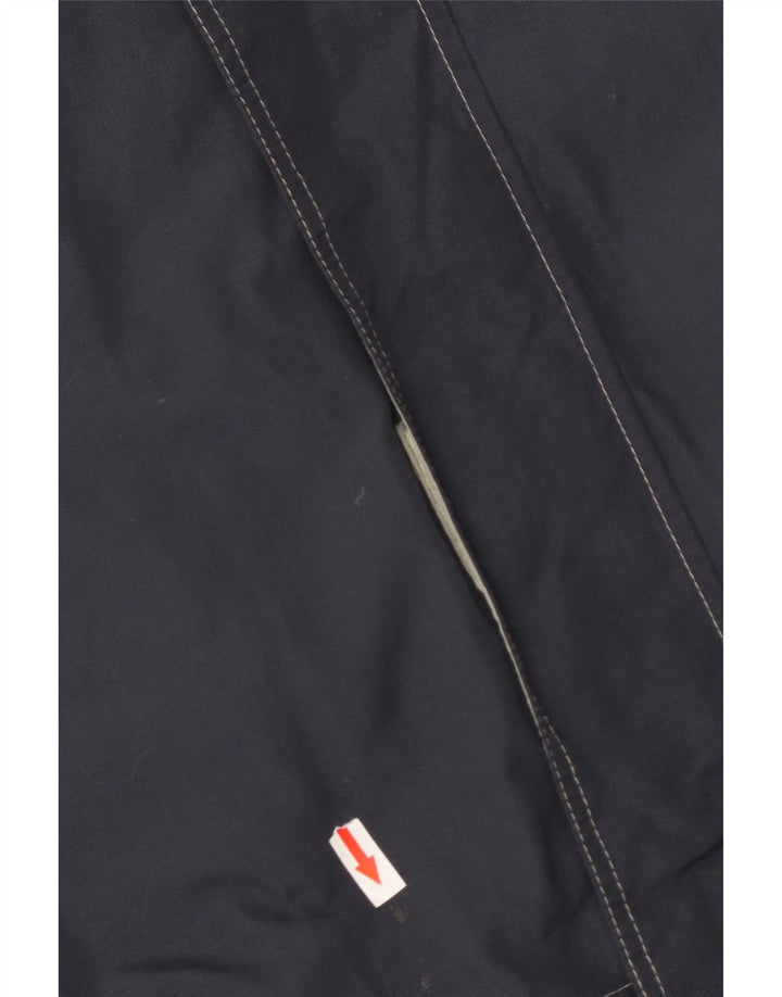 AUSTRALIAN L'ALPINA Windbreaker frakke til mænd UK 42 XL Navy Blue Polyester