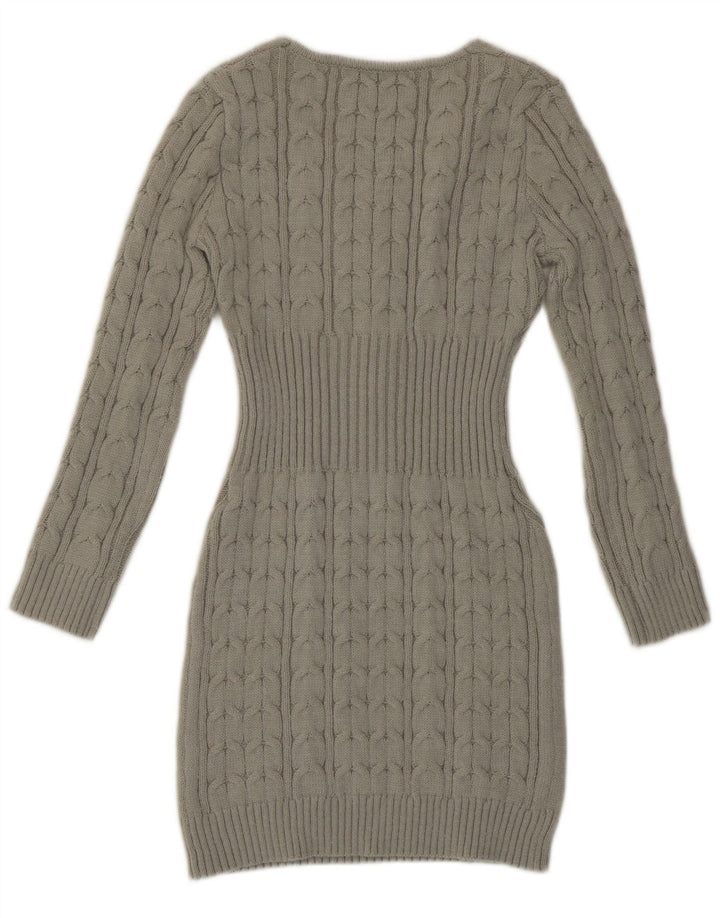 Shein Dame Jumper Dress UK 14 Medium Grå