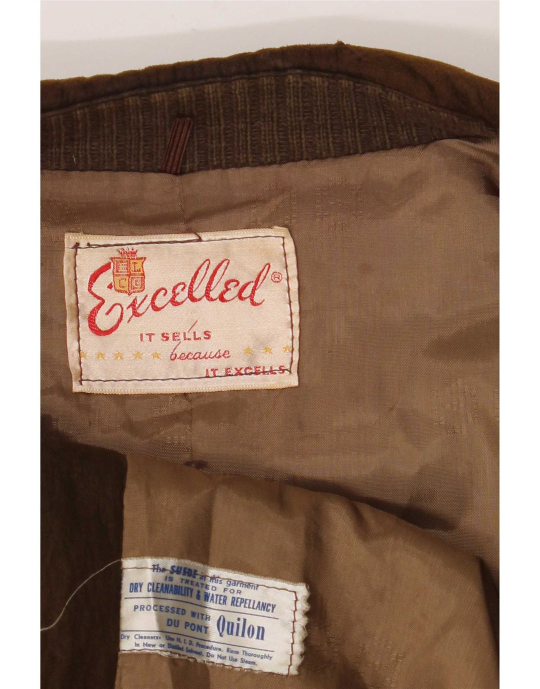 Excelled Herre 3-knaps ruskindsblazerjakke UK 42 XL Brun ruskind