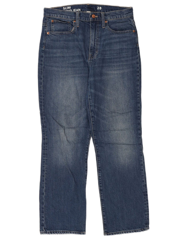 J. Crew Dame Slim Jeans W28 L30 Blå Bomuld