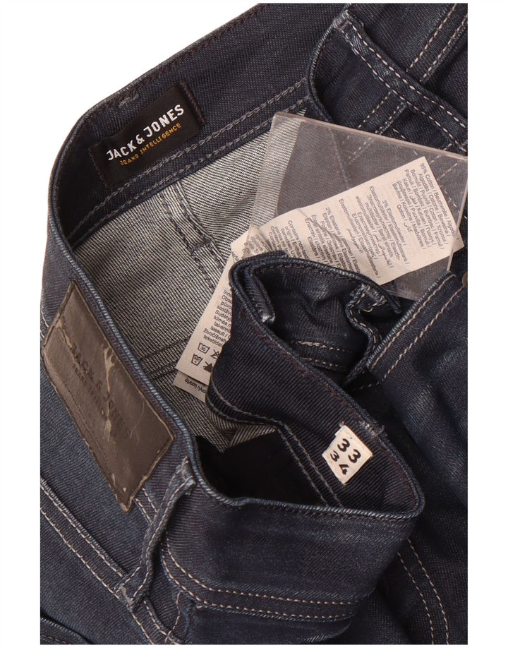 Jack & Jones Herre Tim Slim Jeans W33 L34 Blå Bomuld