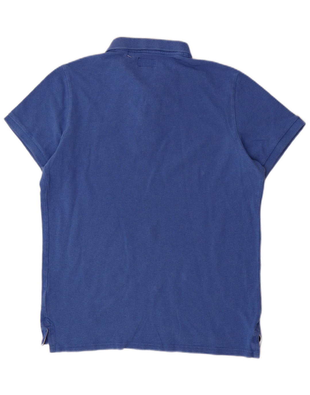 Superdry herre poloshirt XL blå bomuld