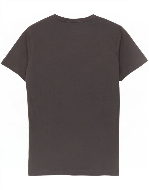 Jack Wolfskin Herre grafisk T-shirt Top UK 34 XS Grå Bomuld