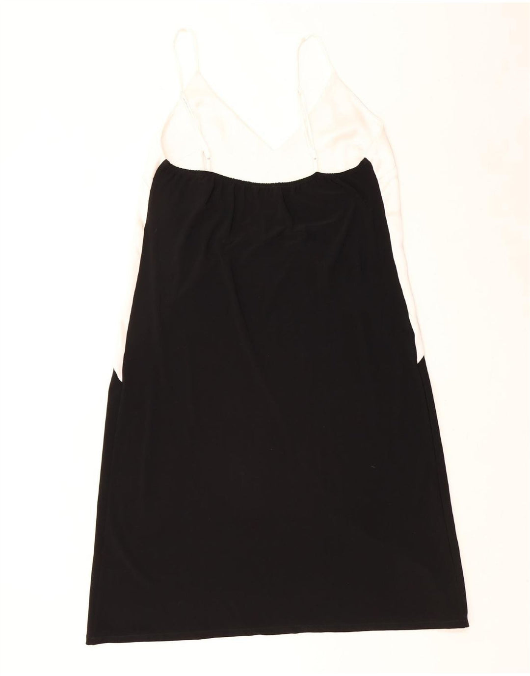 ZARA Womens Slip Dress UK 14 Large Black Colourblock
