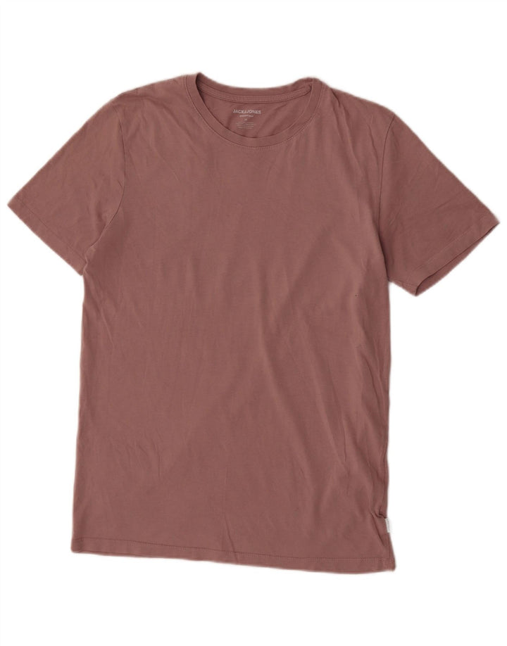 Jack & Jones Herre T-shirt Top Medium Pink Bomuld