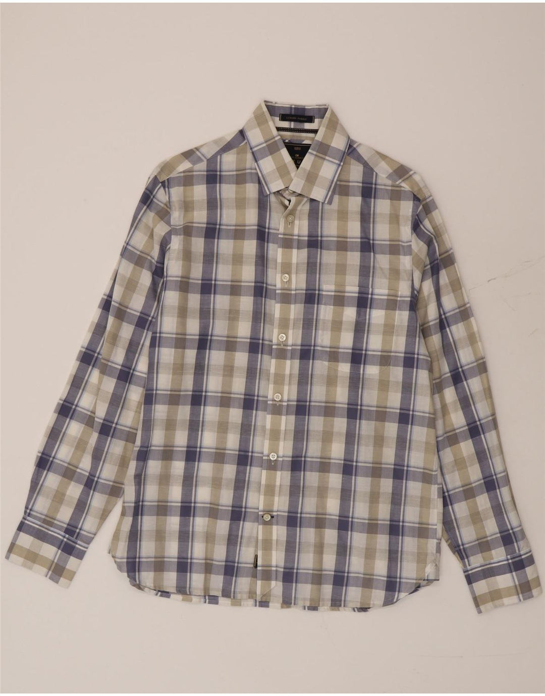 Marks & Spencer Herre Blue Harbor skjorte Medium flerfarvet ternet bomuld