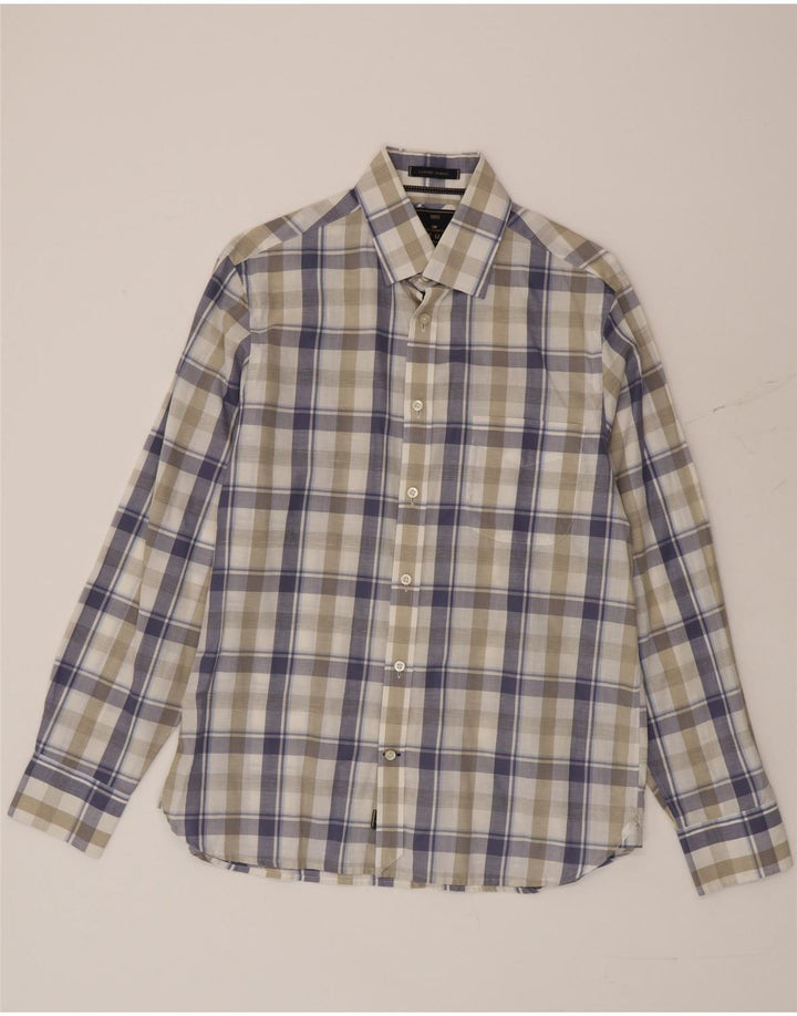 Marks & Spencer Herre Blue Harbor skjorte Medium flerfarvet ternet bomuld