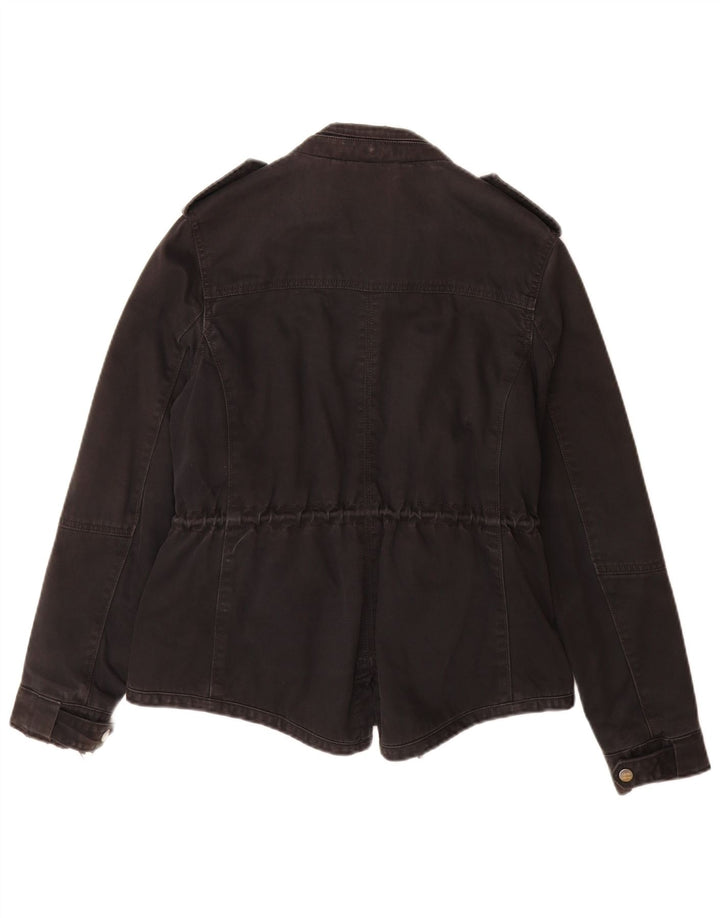 Levi's Womens Utility Jacket UK 12 Medium Black Bomuld
