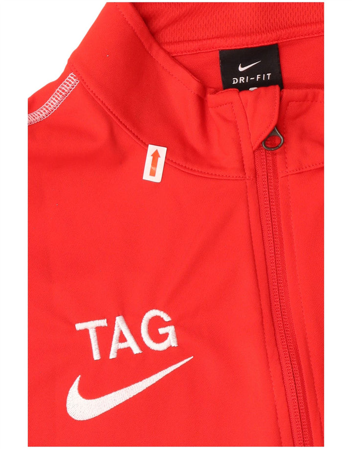 Nike Herre grafisk træningsdragt Topjakke Lille Rød Polyester Sports