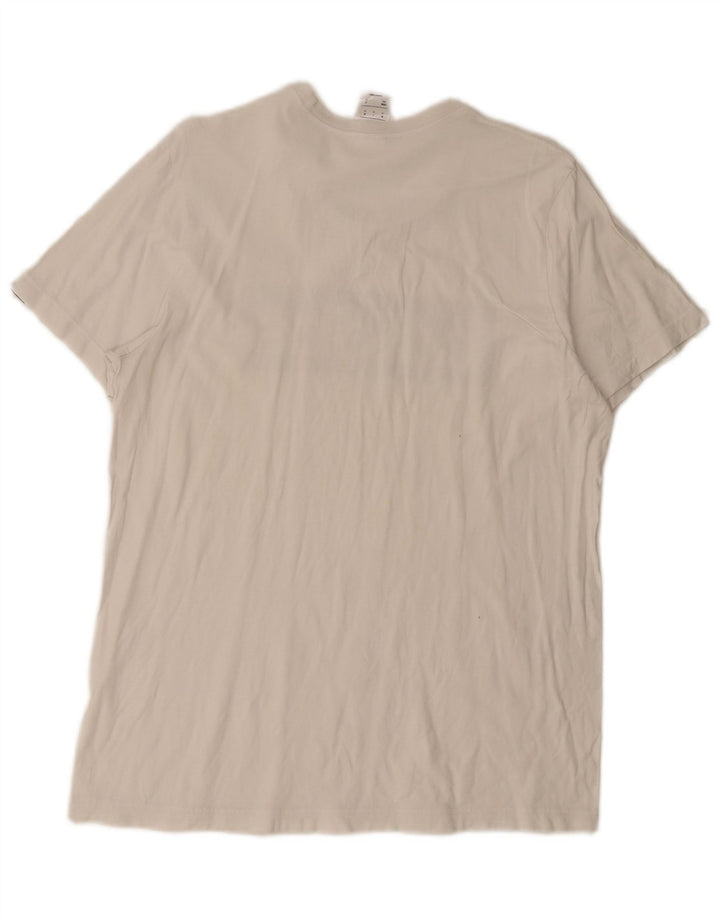 Adidas Grafisk T-shirt til mænd, mellem hvid