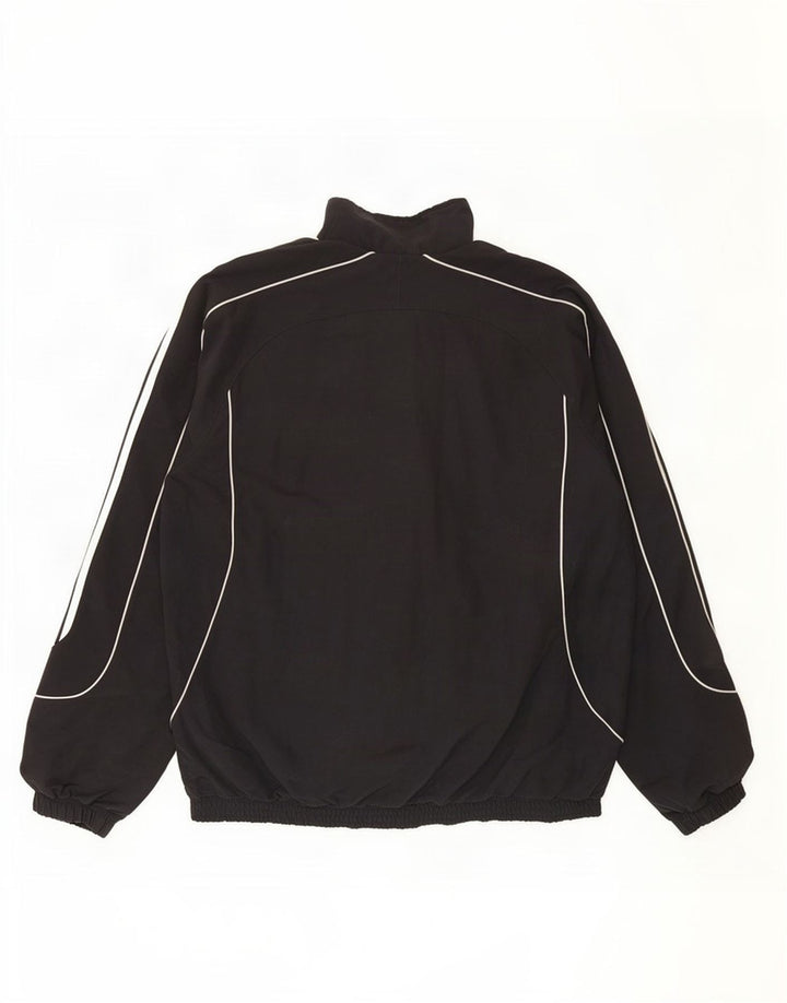 Adidas Træningsdragt til mænd Topjakke UK 38/40 Medium Sort Polyester
