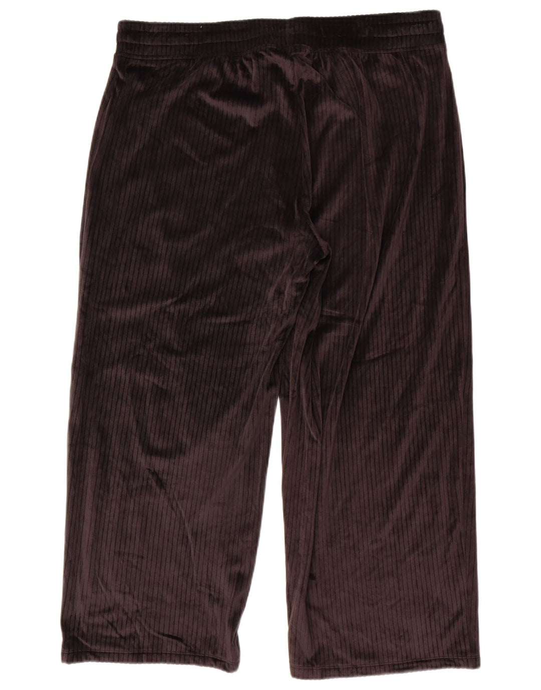 MARKS & SPENCER Womens Velour Tracksuit Trousers UK 18 XL  Black Polyester