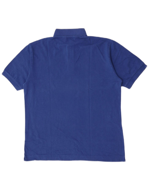 Kappa Mens Polo Shirt Medium Blue Cotton