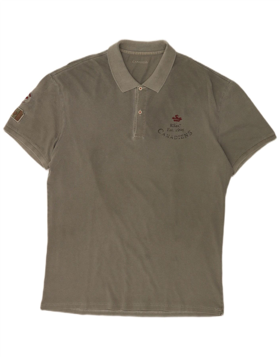 Canadiens Grafisk Polo Shirt til mænd IT 56 2XL Grøn