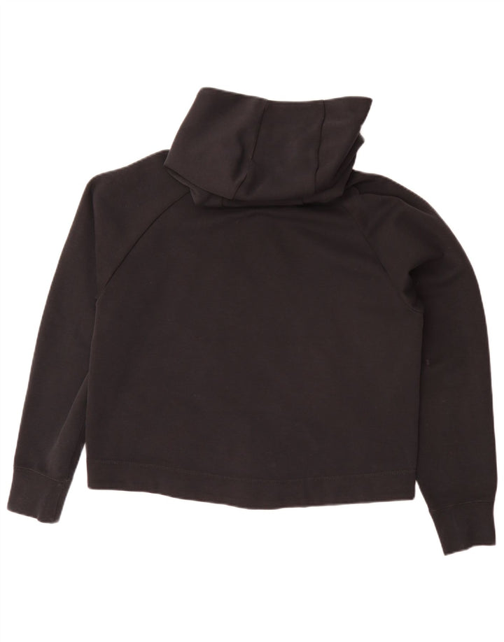 Nike Dame Oversized Hættetrøje Sweater UK 10 Lille Sort
