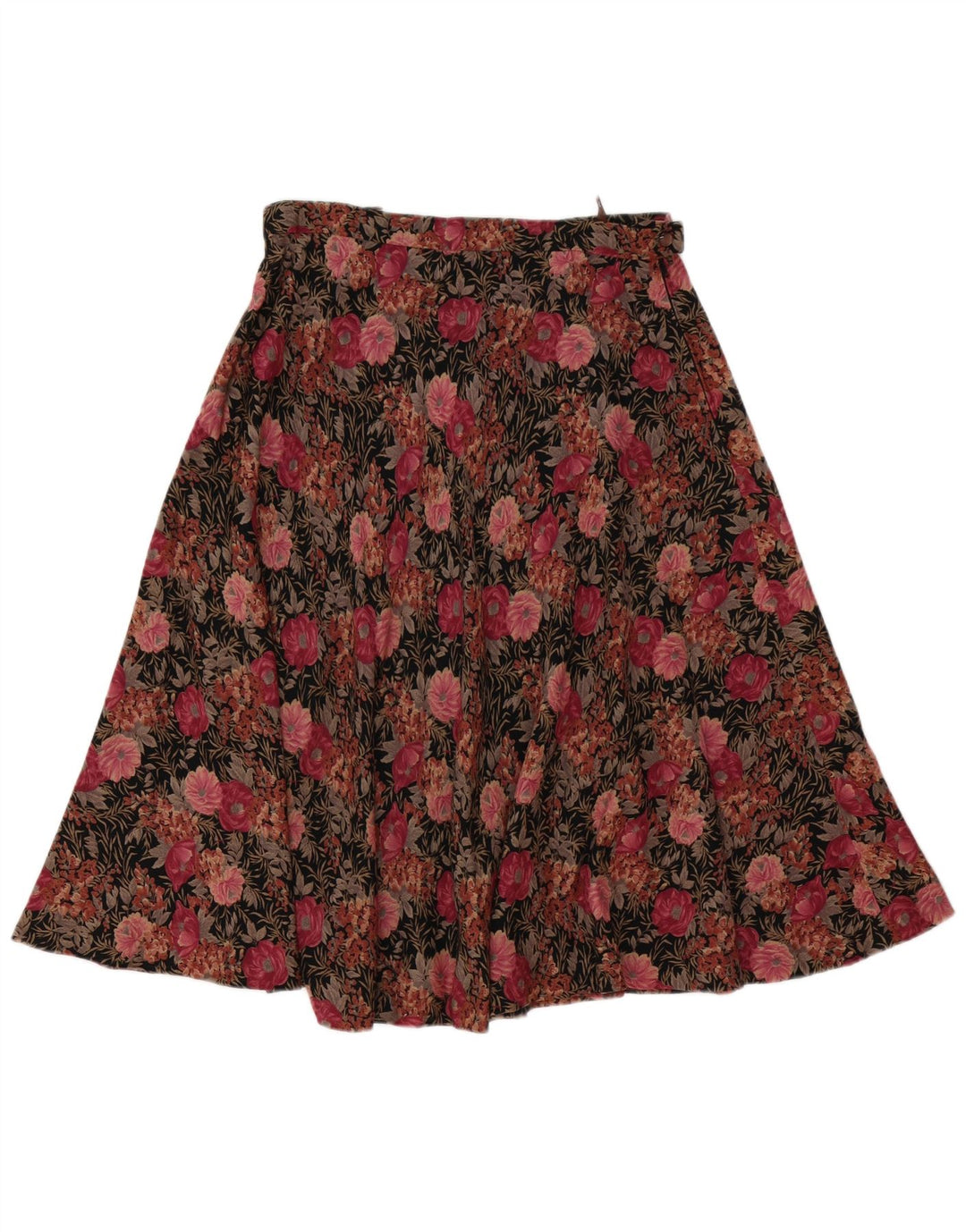 Vintage A-Line nederdel til kvinder W30 Medium Pink Floral