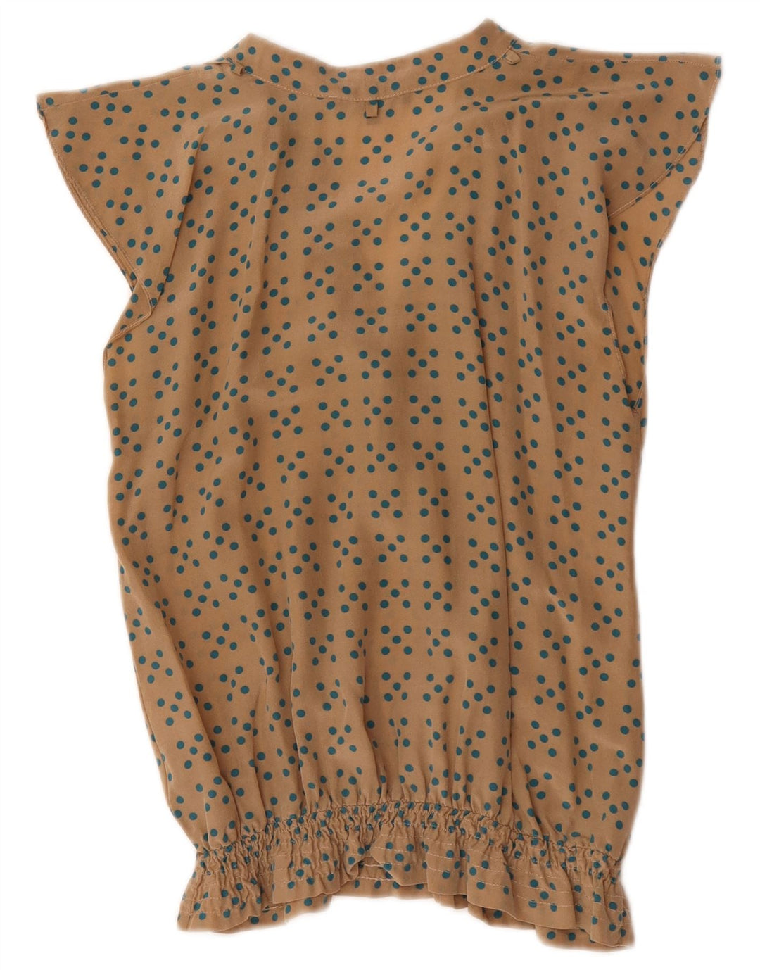Patrizia Pepe Damebluse Top IT 38 XS Beige Polka Dot