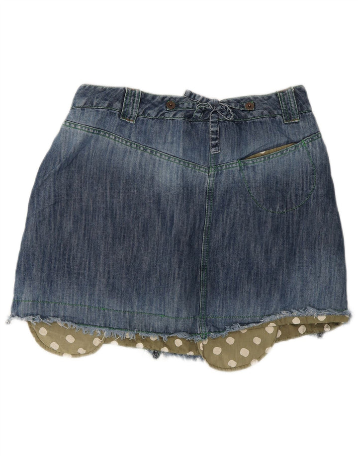 Max&Co. Dame mini denim nederdel UK 16 Large W32 Blue Cotton