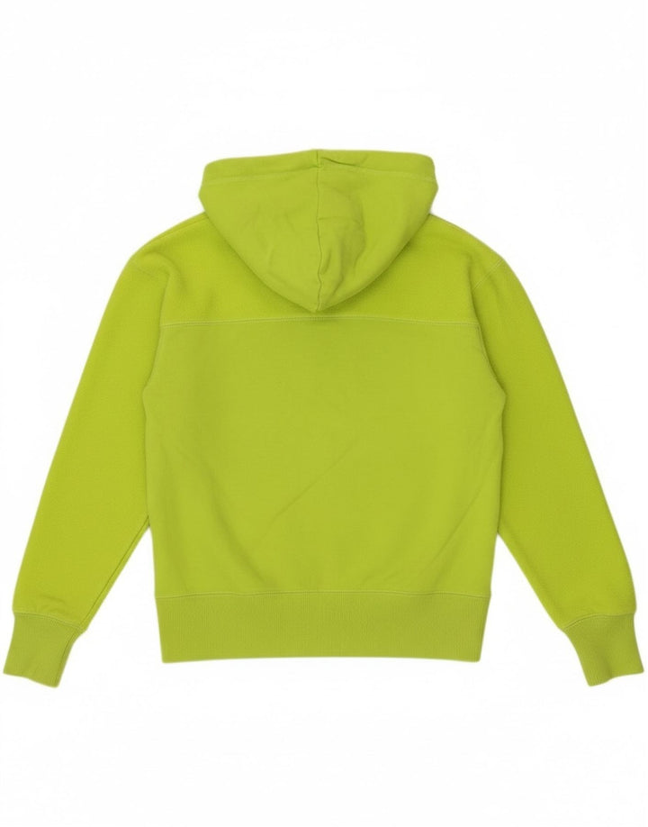 Superdry hættetrøjetrøje til kvinder i overstørrelse UK 6 XS Grøn polyester