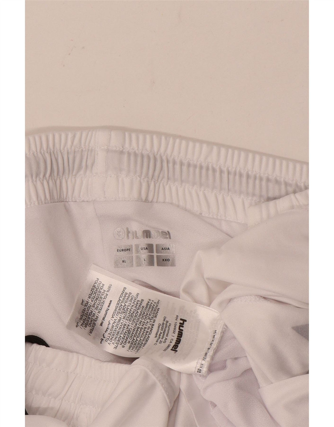 Hummel Herre grafiske sportsshorts store hvide polyester