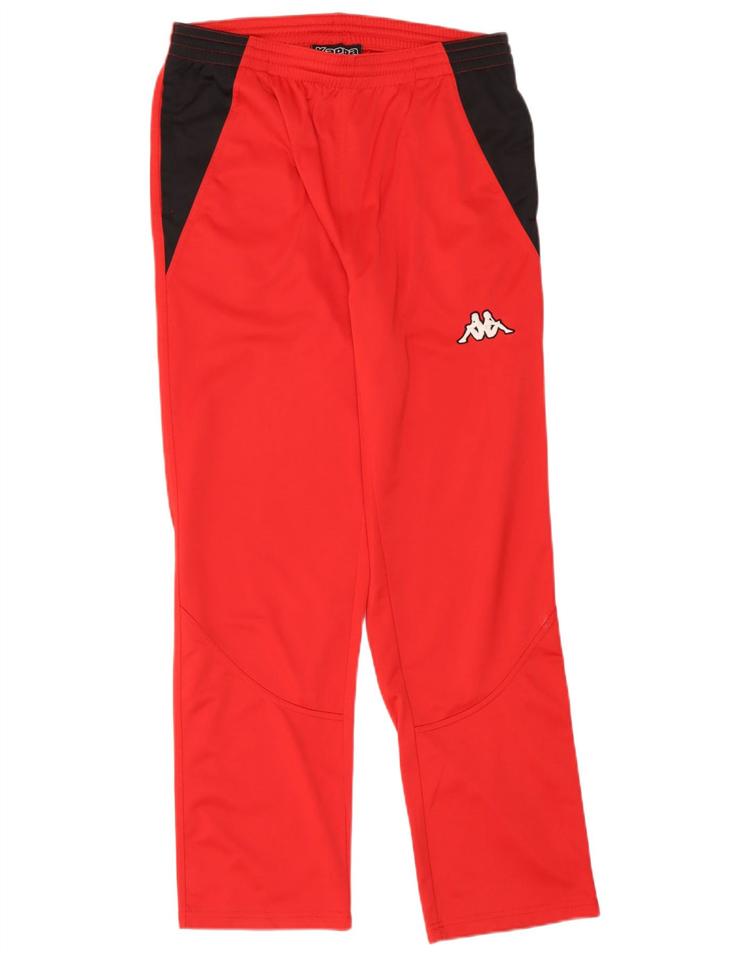 Kappa Træningsdragtsbukser til mænd Large Rød Colourblock Polyester
