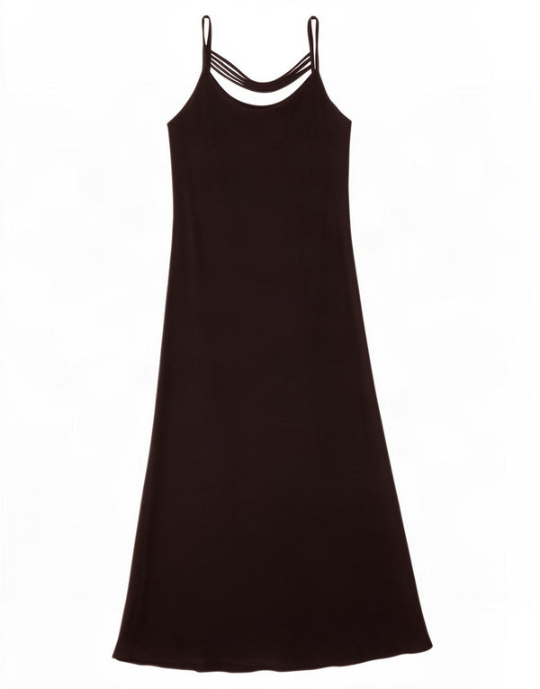 Just Elegance Dame ærmeløs Maxi Dress UK 16 Large Black Polyester