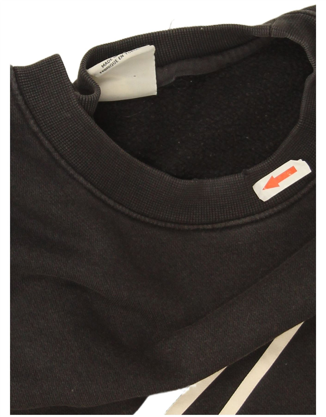 Nike grafisk sweatshirt til mænd, lille sort bomuld