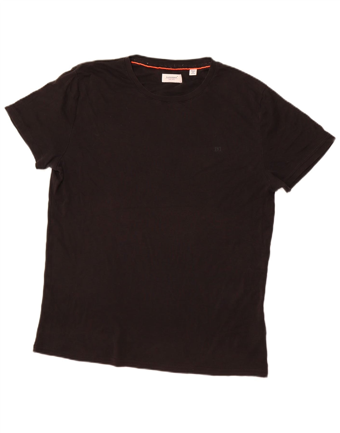 Superdry T-shirt top til mænd, stor sort bomuld