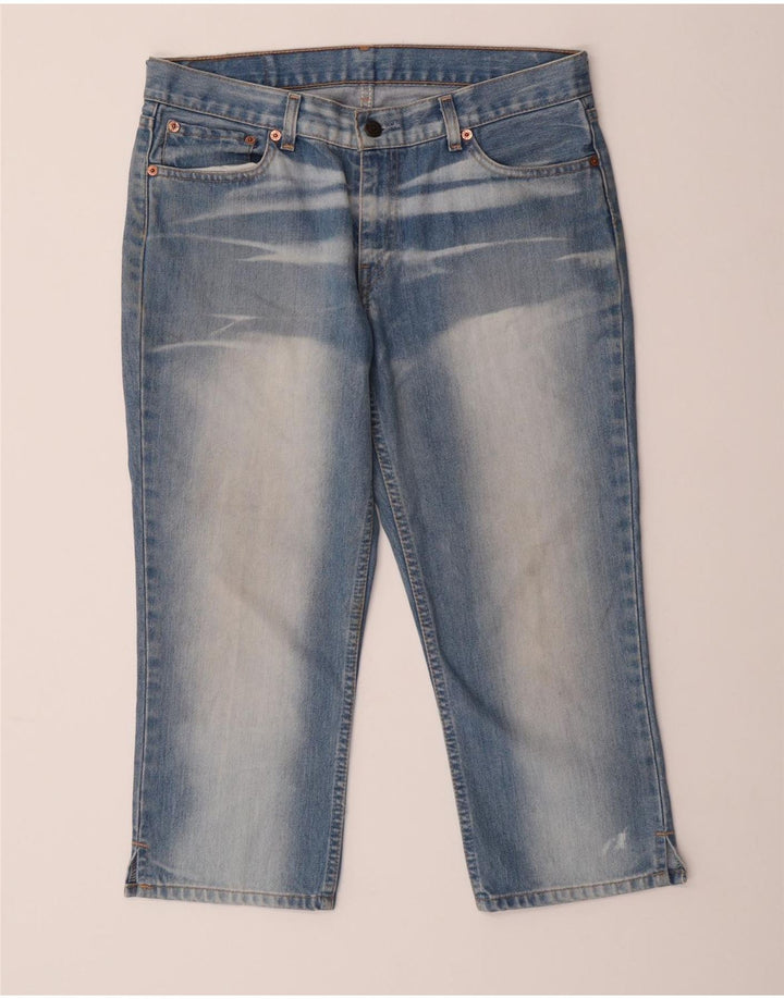 Levi's Dame Capri Jeans W32 L22 Blå Bomuld Classic