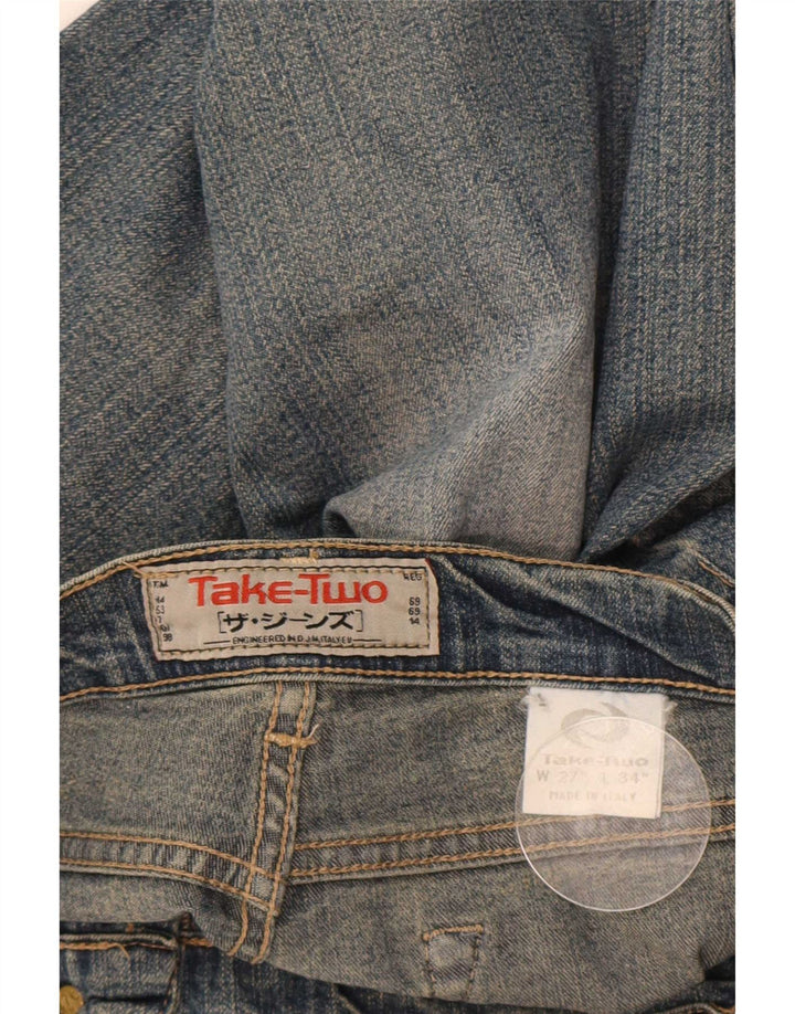 Take Two Dame Straight Jeans Størrelse 27 W27 L30 Blå Bomuld