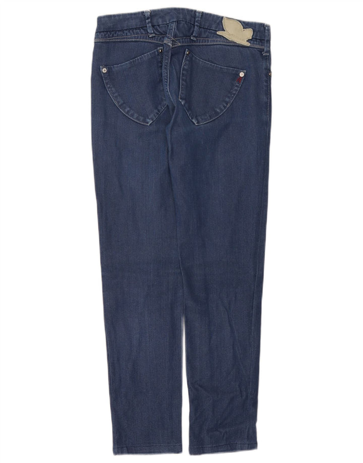 Replay Dame Slim Jeans W27 L27 Blå Bomuld