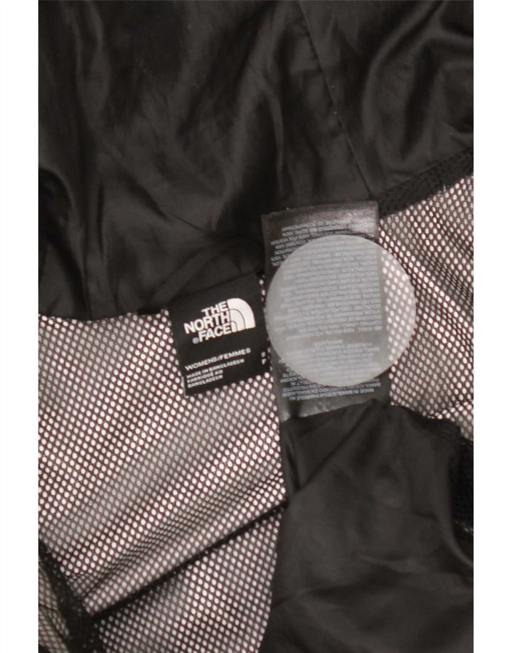 The North Face Regnjakke med hætte til kvinder UK 10 Lille sort nylon