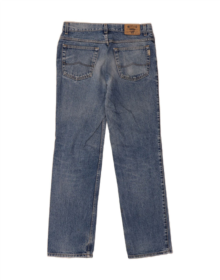 MUSTANG Mens Straight Jeans W34 L32 Blue Vintage Mustang and Second-Hand Mustang from Messina Hembry 