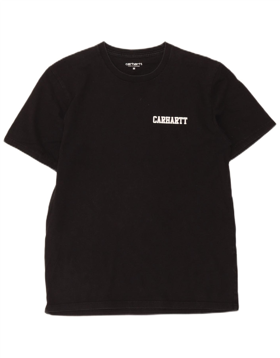 Carhartt Herre Regular T-Shirt Top Medium Sort Bomuld