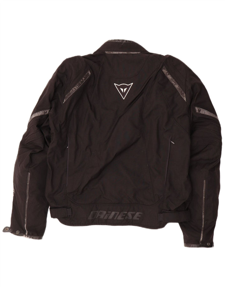 DAINESE Herre grafisk racerjakke EU 56 XL Sort Nylon