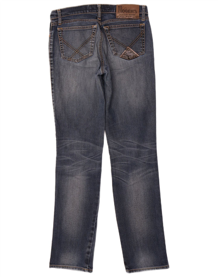 Roy Rogers Dame Slim Jeans W27 L32 Marineblå Bomuld