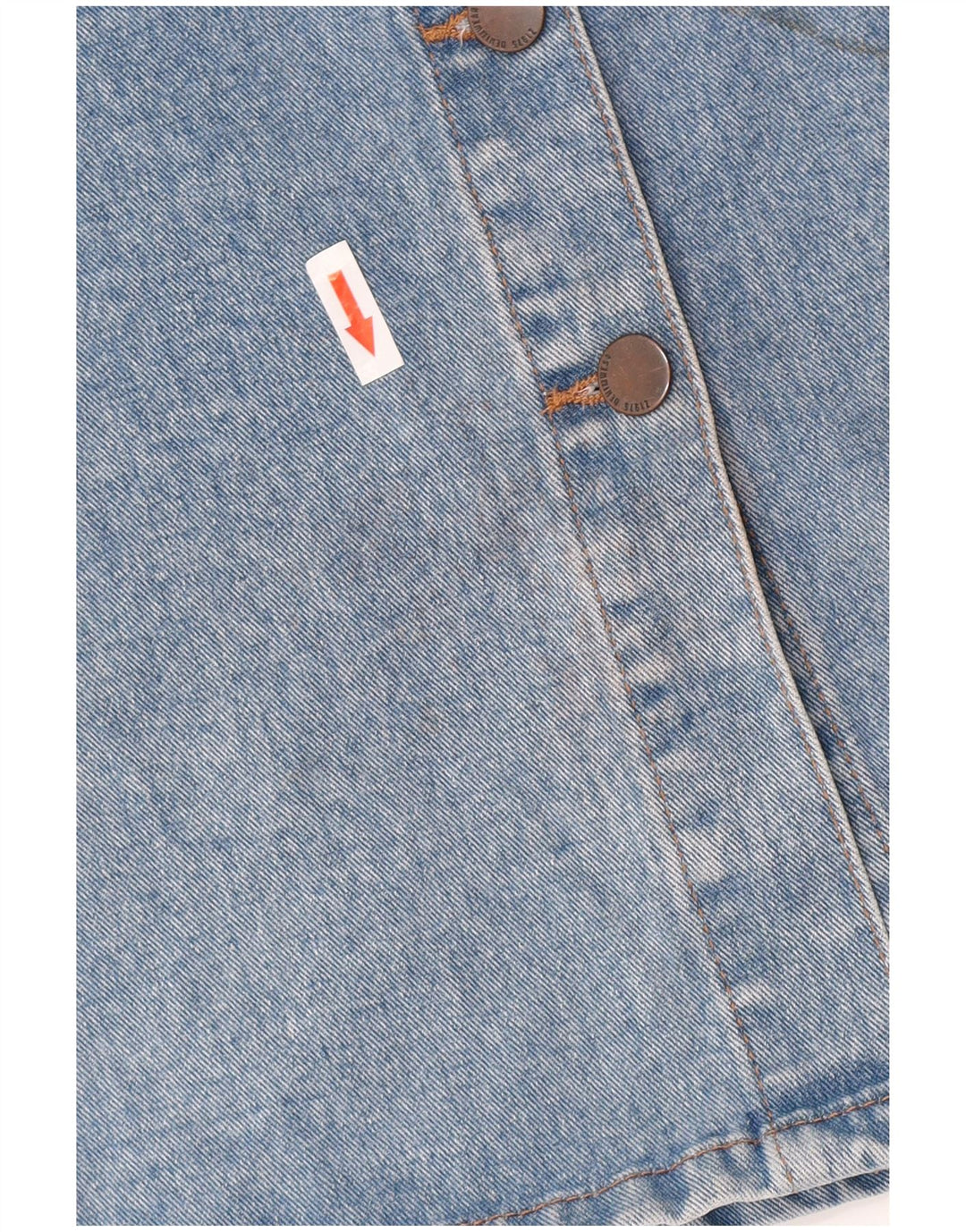 Zara Dame Denim Nederdel Small W28 Blå