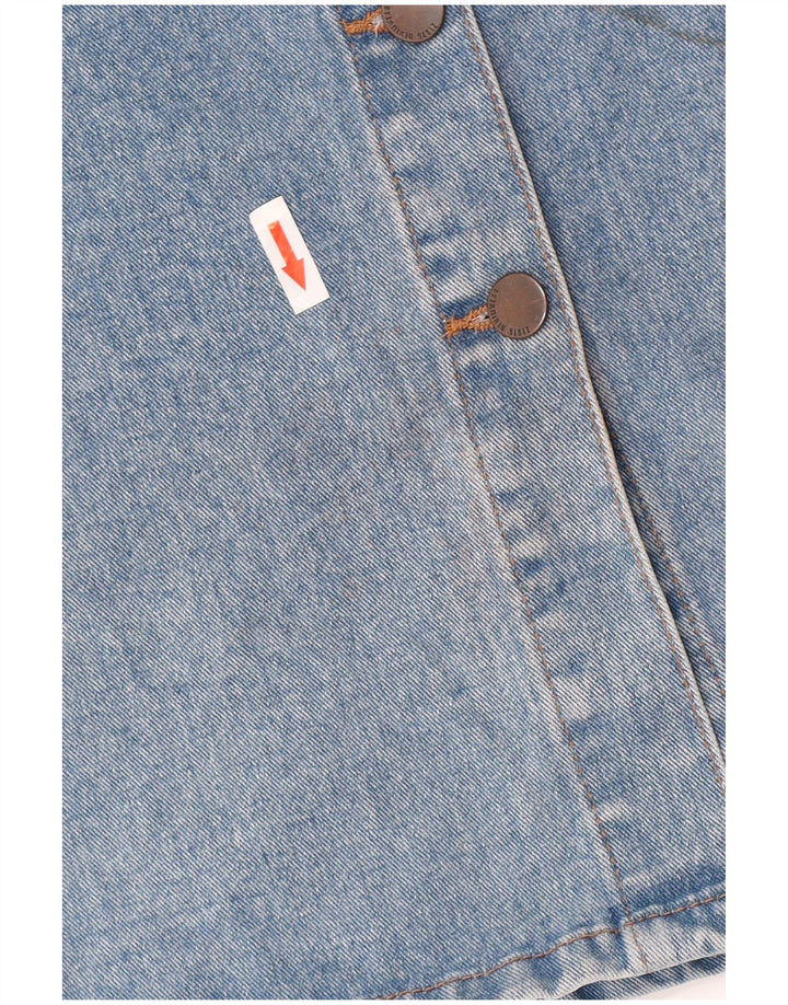 Zara Dame Denim Nederdel Small W28 Blå