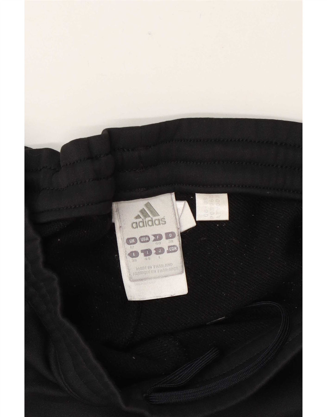 Adidas Træningsdragtsbukser til kvinder UK 12 Medium Sort Polyester
