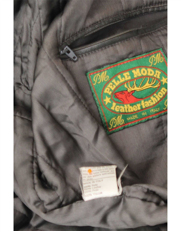 Vintage herre læderjakke UK 42 XL Sort