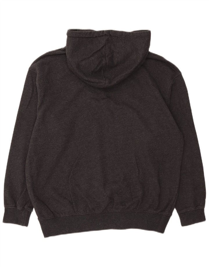 NIKE Mens Oversized Hoodie Jumper XS Grey Cotton